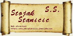 Stojak Staničić vizit kartica